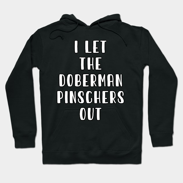 Doberman Pinscher dog walker sitter . Perfect present for mother dad friend him or her Hoodie by SerenityByAlex